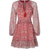 Pepe Jeans Batilde Short Sleeve Dress Orange S Femme