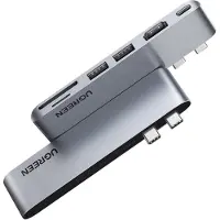 UGREEN Hub Cm380 2Xusb C - Hdmi/2Xusb 3.0/Sdtf/Usb C Pd - Szary