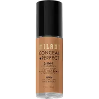 Milani Cosmetic Cosmétiques - Fond de teint 2 en 1 Conceal + Perfect - Teinte Natural Tan - 30 ml (Bronzage naturel)