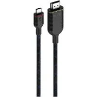 Unisynk Câble USB-C vers HDMI 4K60Hz Noir 1.5m (1.50 m), Câble vidéo, Noir