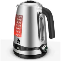 Forme FORMULAIRES FKS-817, Bouilloire électrique, Argent, Noir
