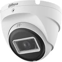 Dahua HAC-T2A21P-U-0280B 2MP IR Turret Kamera, 2.8mm, Metallgehäuse, IP67, 4-in-1 (1920 x 1080 Pixels), Caméra réseau, Blanc