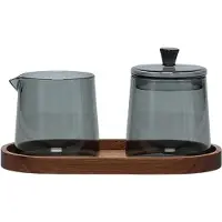 Salt & pepper Pichet à lait et sucrier Luma Grey, 230 ml