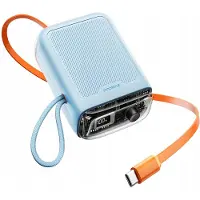 Innostyle Mini Powerbank 10000Mah 2X Usb-C Type C 33W Expandable Usb-C Cable