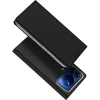 DUX Skin Pro Series Bookcover (Xiaomi 17 Pro Max), Coque pour téléphone portable, Noir