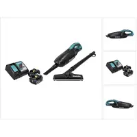 Makita DCL 182 RF B Aspirateur sans fil 18 V - noir + 2x Batteries 3,0 Ah + Chargeur