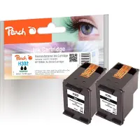 Peach 319611 ink cartridge 2 pc(s) Compatible Standard Yield Black