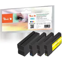Peach 6ZC70AE cartouche d'encre 4 pc(s) Compatible Noir, Cyan, Magenta, Jaune