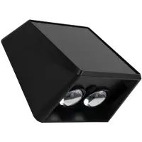 Luxula : Lampe solaire à LED, 30 lumens, réglable en lumière chaude, neutre et froide (CCT), couleur noire, indice de protection IP54