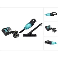 Makita DCL 180 RF B Aspirateur sans fil 18 V - noir + 2x Batteries 3,0 Ah + Chargeur