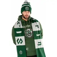 Cid Écharpe Harry Potter Slytherin longue, brodée, taille unique