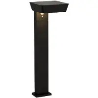 Enovalite Lampe d'allée solaire avec capteur PIR (300 lm, IP54)