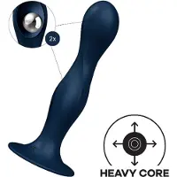 Satisfyer - Boules de Kegel lestées - silicone bleu