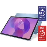 Lenovo Idea Tab 11 8GB 256GB - Polar Blue + Pen Processeur MediaTek Dimensity 6300 2,40 GHz , Android 15 ou version ultérieure, 256 Go UFS 2.2 - ZAFR0815SE