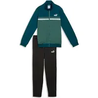 Puma Survêtement pétrole / vert foncé / noir / blanc