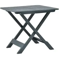 vidaXL Table de jardin pliante vert 79x72x70 cm plastique