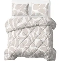 Sleeptime Couverture "Sleeptime Lazy" en taupe/beige, dimensions 200 x 200 cm, avec housses de coussin