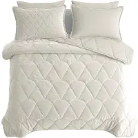 Royal Textile Couverture moelleuse Sleeptime, velours beige, 240 x 200 cm, avec housses de coussin de luxe