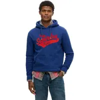 Superdry Flyers Script Hoodie Bleu XL Homme