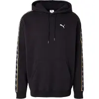 Puma Sweat-shirt 'Ess Elevated Tape' noir / blanc