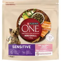 Purina ONE MINI Chien Sensitive Saumon et Riz 1.5 kg