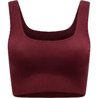 Born Living Yoga Yami Medium Support Sports Top Rouge L Femme