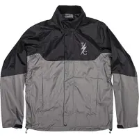Thrashin Supply Co Mission Rain Jacket Noir,Gris 2XL