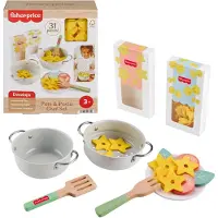 Fisher-Price Wood Pulp Set Jaune Enfants