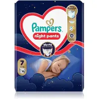 Pampers Night Pants Size 7 culottes de protection jetables pour la nuit 15+ kg 35 pcs