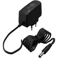 Goobay 64977 Adaptateur secteur 12 V (12 W / 1,0 A), noir, 1,8 m - avec fiche DC 5,5 mm x 2,1 mm