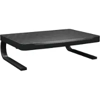 vidaXL Support d'écran noir 37x28x11,5 cm