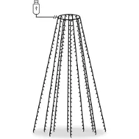 vidaXL Filet lumineux pour arbre de Noël avec 300 LEDs Multicolore 300 cm