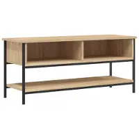 vidaXL Armoire TV-100x35x45-cm-finished-wood-sonoma-couleur chêne