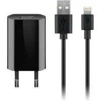 Goobay Kit de recharge Apple Lightning Adaptateur secteur 1 A avec câble Apple Lightning blanc 1 m (1 Softpack)