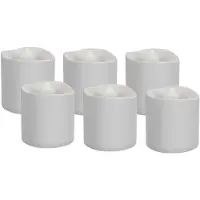 Goobay Lot de 6 bougies chauffe-plat LED (6x)