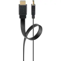 Goobay High-Speed-HDMI-Flachkabel mit Ethernet (1.50 m)
