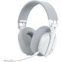 White Shark WGH-2444 Firecrest White (Pas de réduction du bruit, 15 h, Filaire, Sans fil), Écouteurs, Gris, Blanc