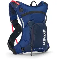 USWE Sac à dos d'hydratation Moto Hydro 3 Bleu Bleu Taille unique