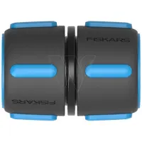 Fiskars 1027065, Raccord pour tuyau, Noir, Bleu