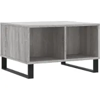 vidaXL Table basse Gris Sonoma 60x50x36,5 cm Bois composite