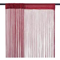 vidaXL Rideau en fils 2 pcs 140 x 250 cm Bordeaux