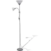 vidaXL Lampadaire, gris