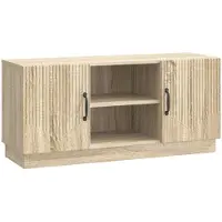 vidaXL - Meubles TV, 102 x 34,5 x 47 cm, imitation chêne Sonoma, panneaux de particules