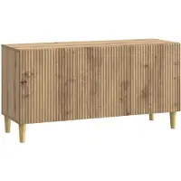 vidaXL Meuble TV 99 x 34,5 x 50 cm en bois d'ingénierie « chêne artisanal »