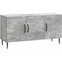 vidaXL Meuble TV , gris béton, 99 x 34,5 x 50 cm, aggloméré