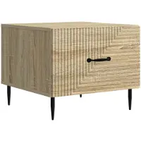 vidaXL Table basse en chêne Sonoma 49 x 50 x 40 cm, bois d'ingénierie