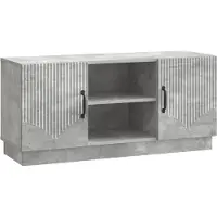 vidaXL : Meubles TV, 102 x 34,5 x 47 cm, gris béton, panneaux de particules