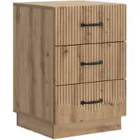 vidaXL Cabinet de chevet avec tiroir Chêne artisanal 43 x 41 x 63,5 cm