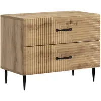vidaXL Cabinet de chevet Chêne artisanal 62 x 34,5 x 47,5 cm