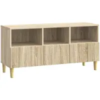 vidaXL Meuble TV 102 x 34,5 x 50 cm en aggloméré chêne Sonoma